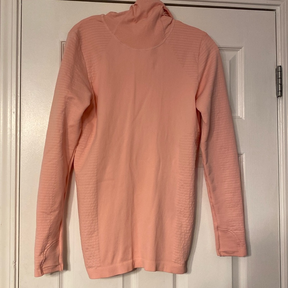 Athleta Pink Balaclava Hoodie